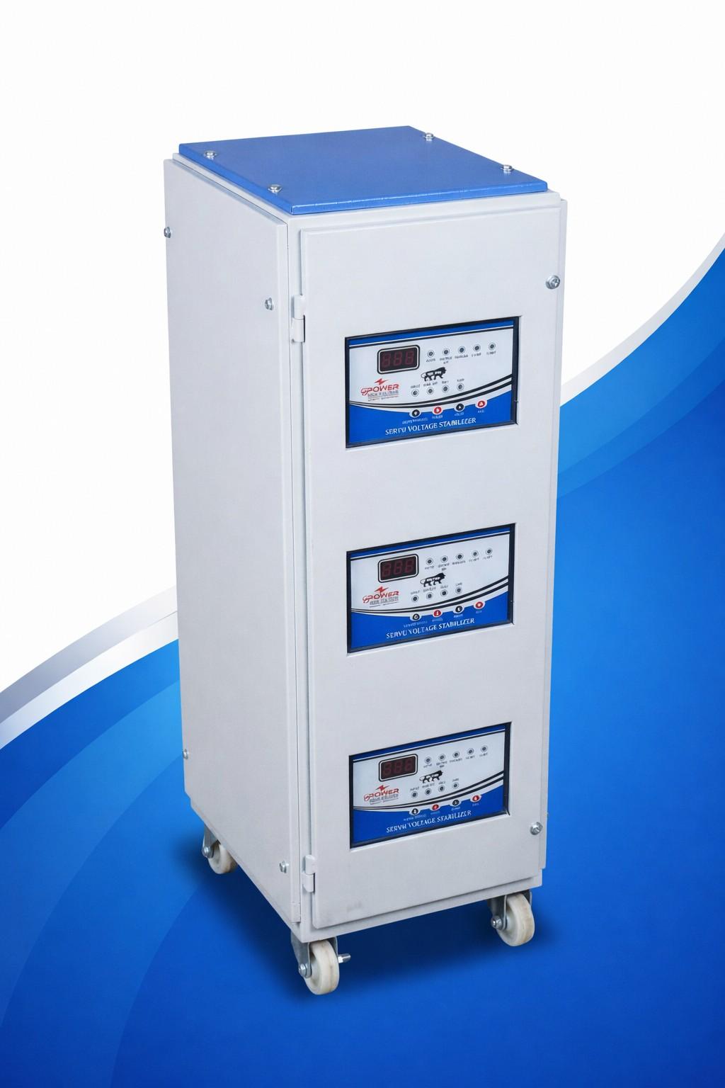 Three Phase Servo Stabilizer (Air Cooled - Vertical)